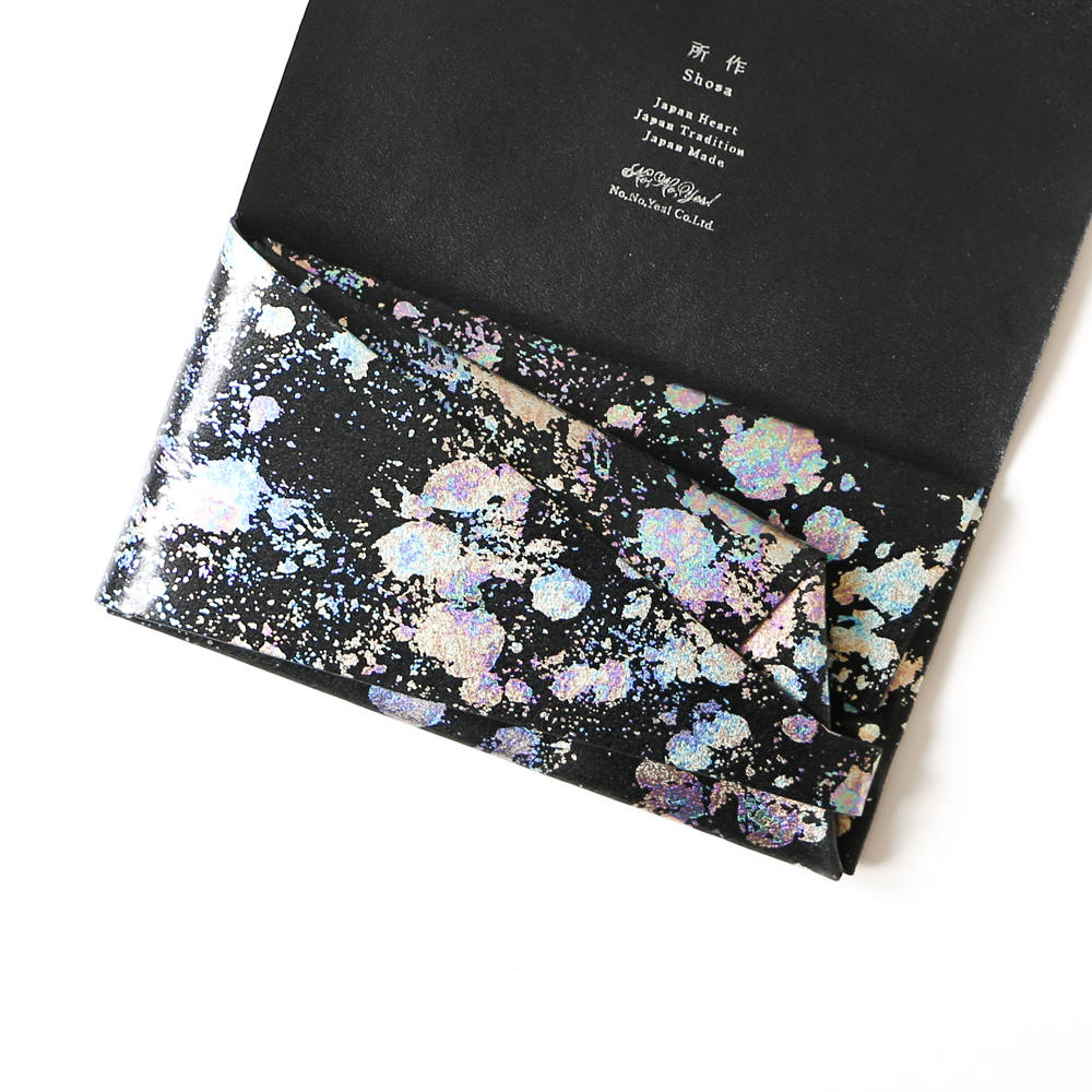 新品未使用所作ブラック×シャボンロングウォレット