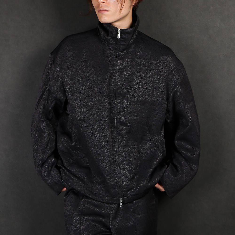 superNova. - Zip up drizzler jacket - Jacquard / ジップアップ 