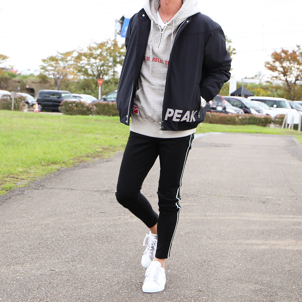 お客様コーディネートリクエスト Marbles Half Zip Hoodie ハーフジップパーカー 2254 Chemical Conbination